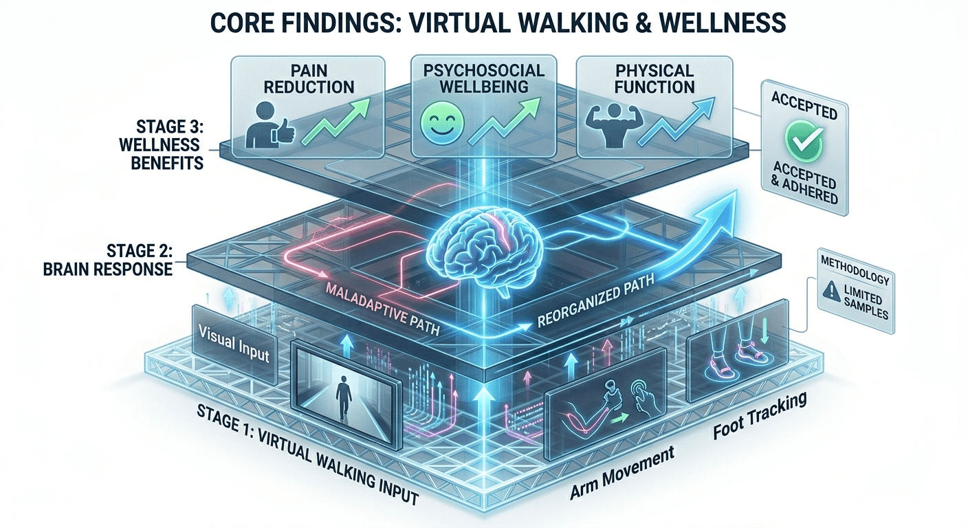 A scoping review on the role of virtual walking intervention in enhancing wellness
